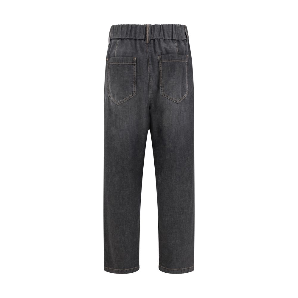 Brunello Cucinelli Elasticized Waistband Jeans