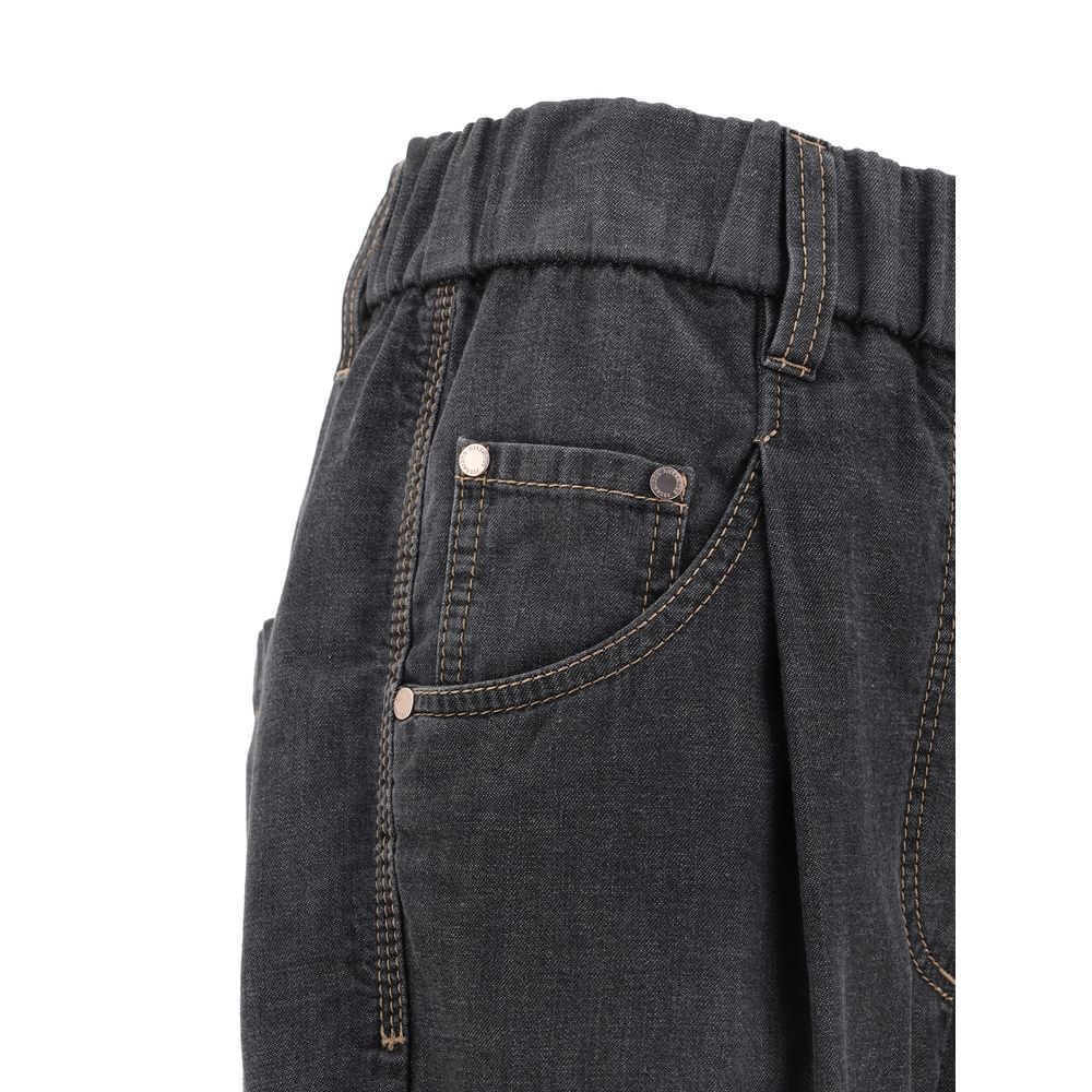 Brunello Cucinelli Elasticized Waistband Jeans