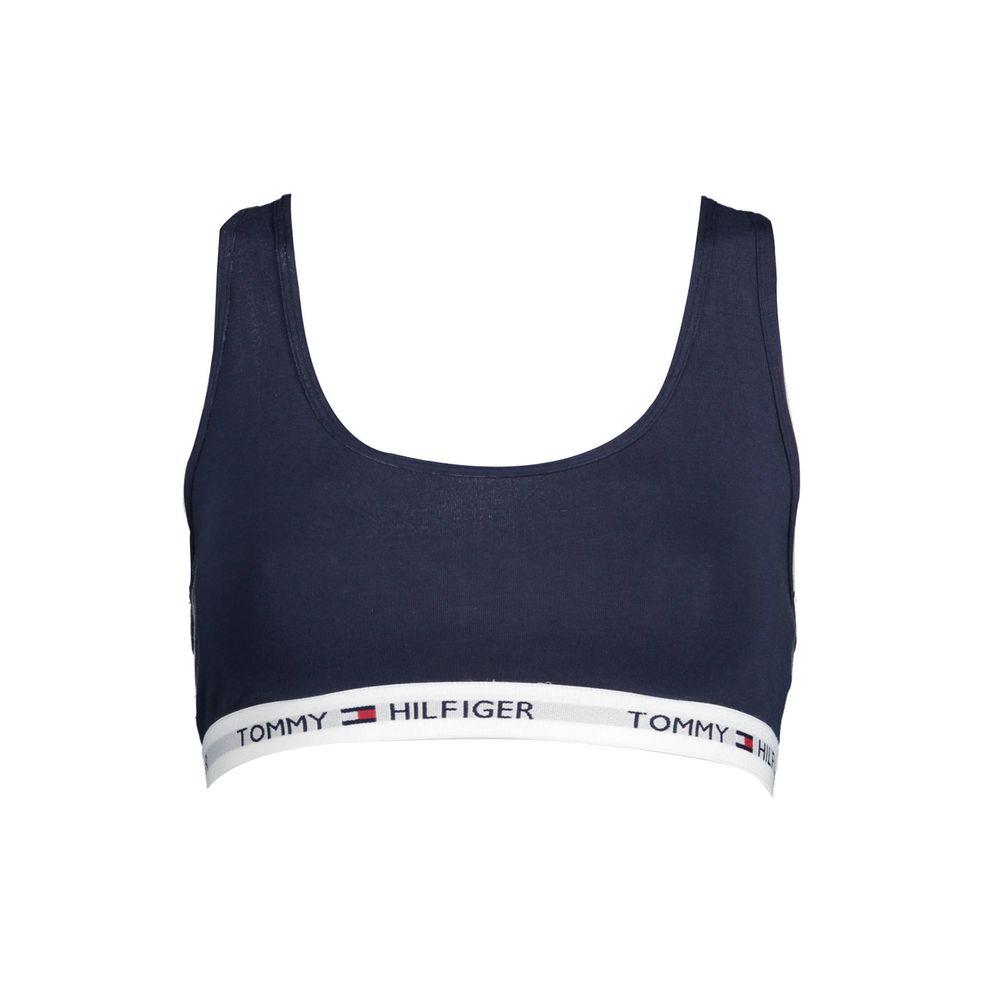 Tommy Hilfiger Blue Cotton Women Sports Bra