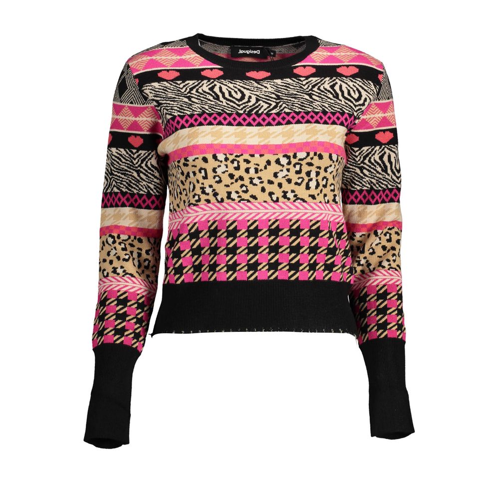 Desigual Black Viscose Women Sweater