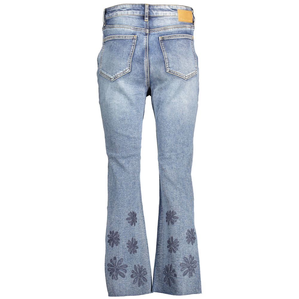 Desigual Blue Cotton Women Jeans