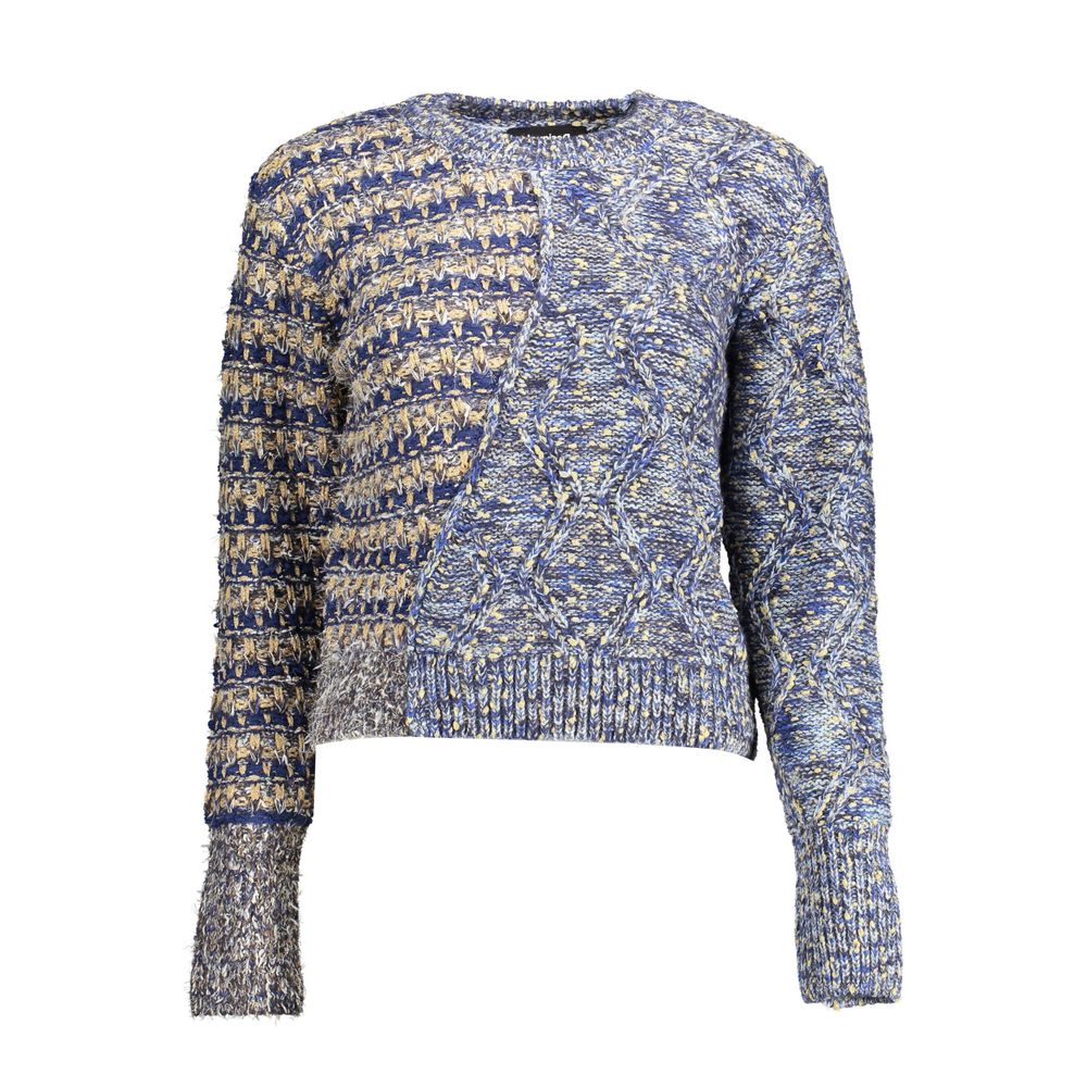 Desigual Blue Polyamide Women Sweater