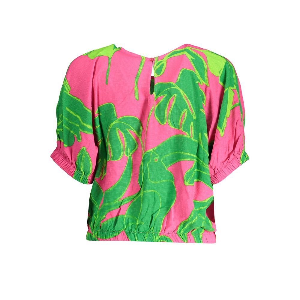 Desigual Pink Viscose Women Top