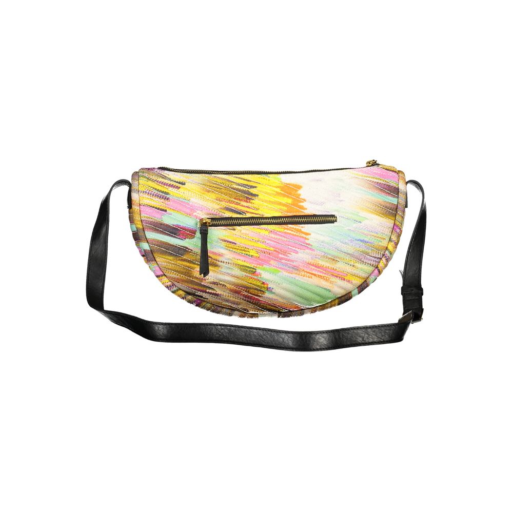 Desigual Yellow Polyester Handbag