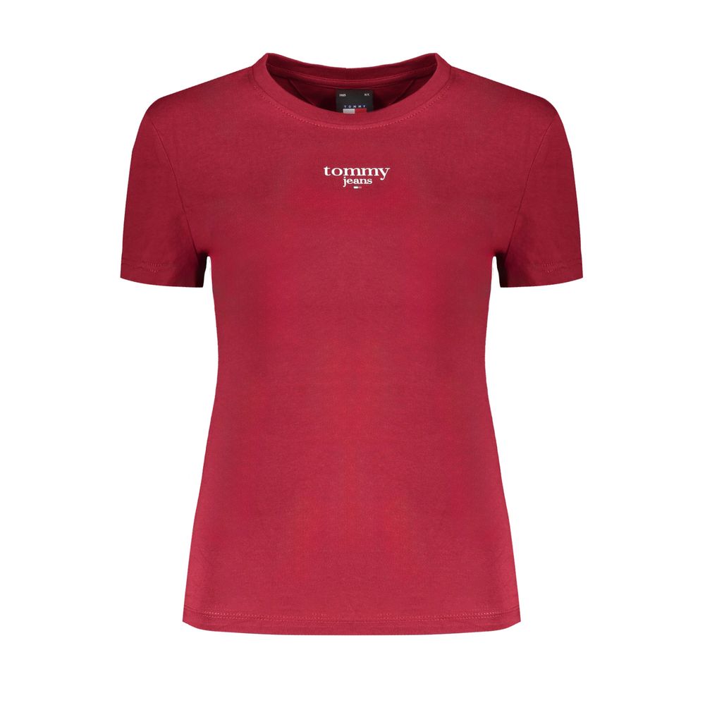 Tommy Hilfiger Red Cotton T-Shirt