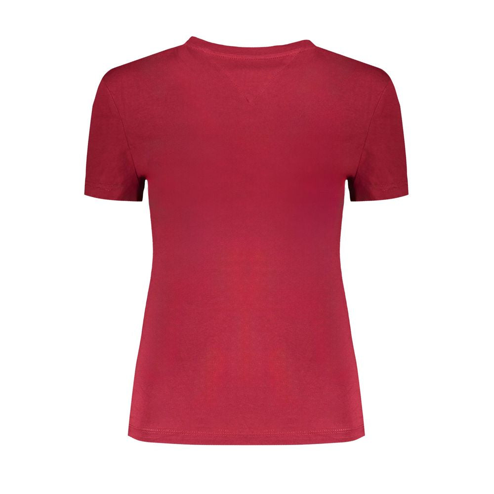 Tommy Hilfiger Red Cotton T-Shirt