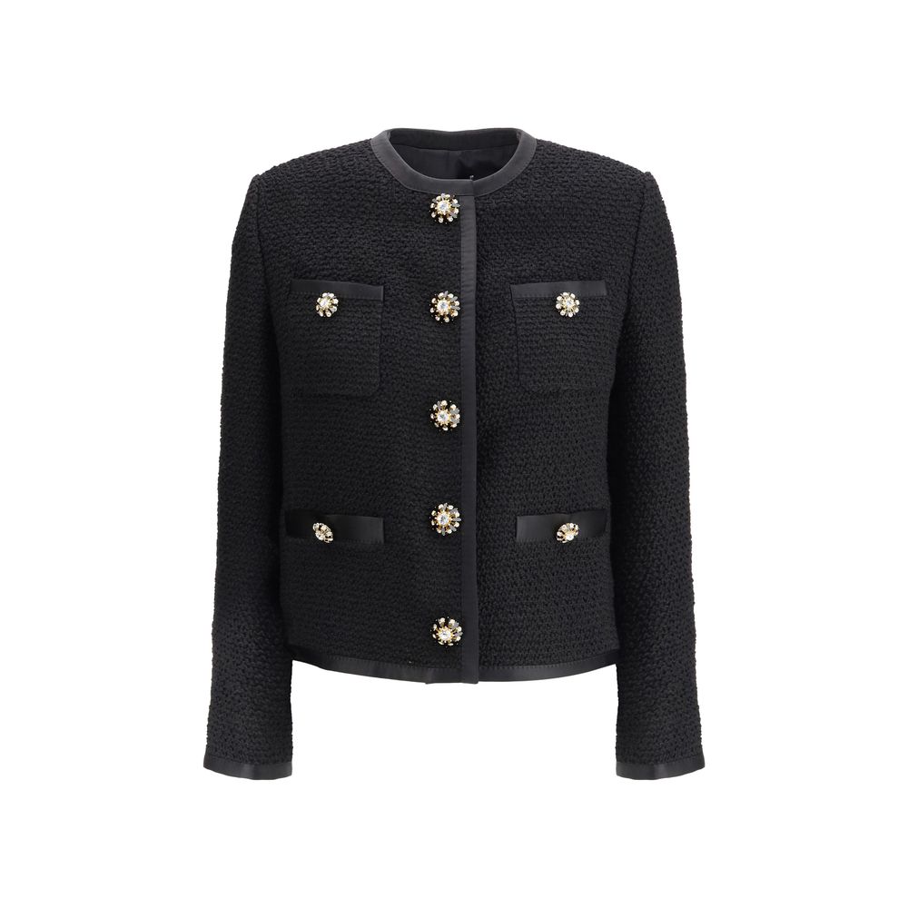 Dolce & Gabbana Tweed Boucle Short Jacket