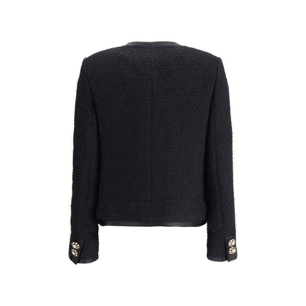 Dolce & Gabbana Tweed Boucle Short Jacket