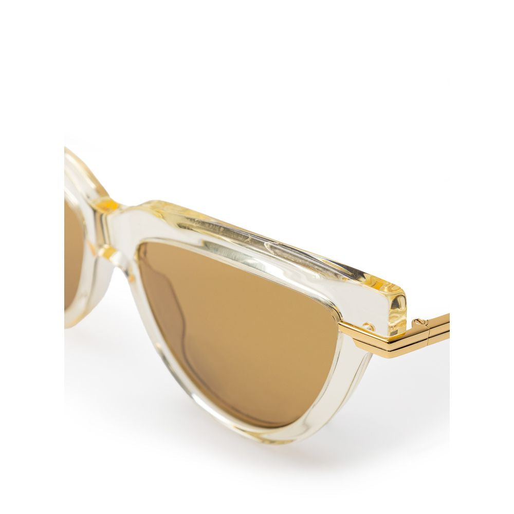 Bottega Veneta Beige Acetate Sunglasses