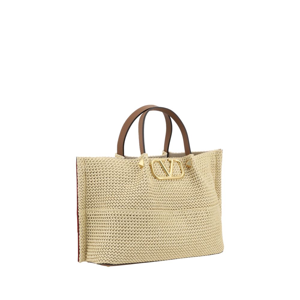 Valentino Garavani Straw Shoulder Bag