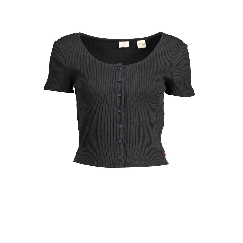 Levi's Black Cotton Women Top