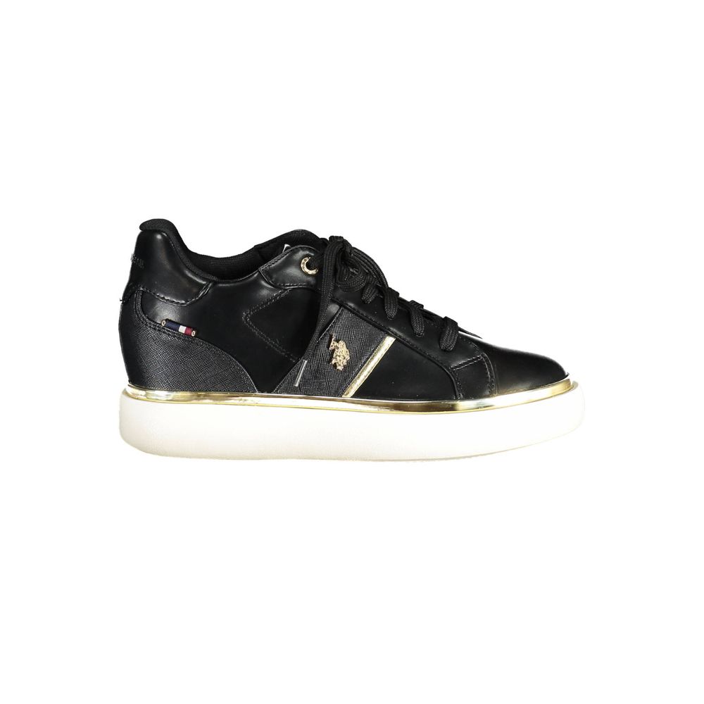 U.S. POLO ASSN. Black Polyester Women Sneaker