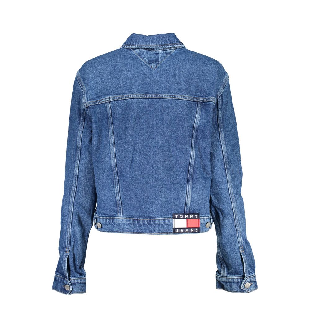 Tommy Hilfiger Blue Cotton Women Jacket