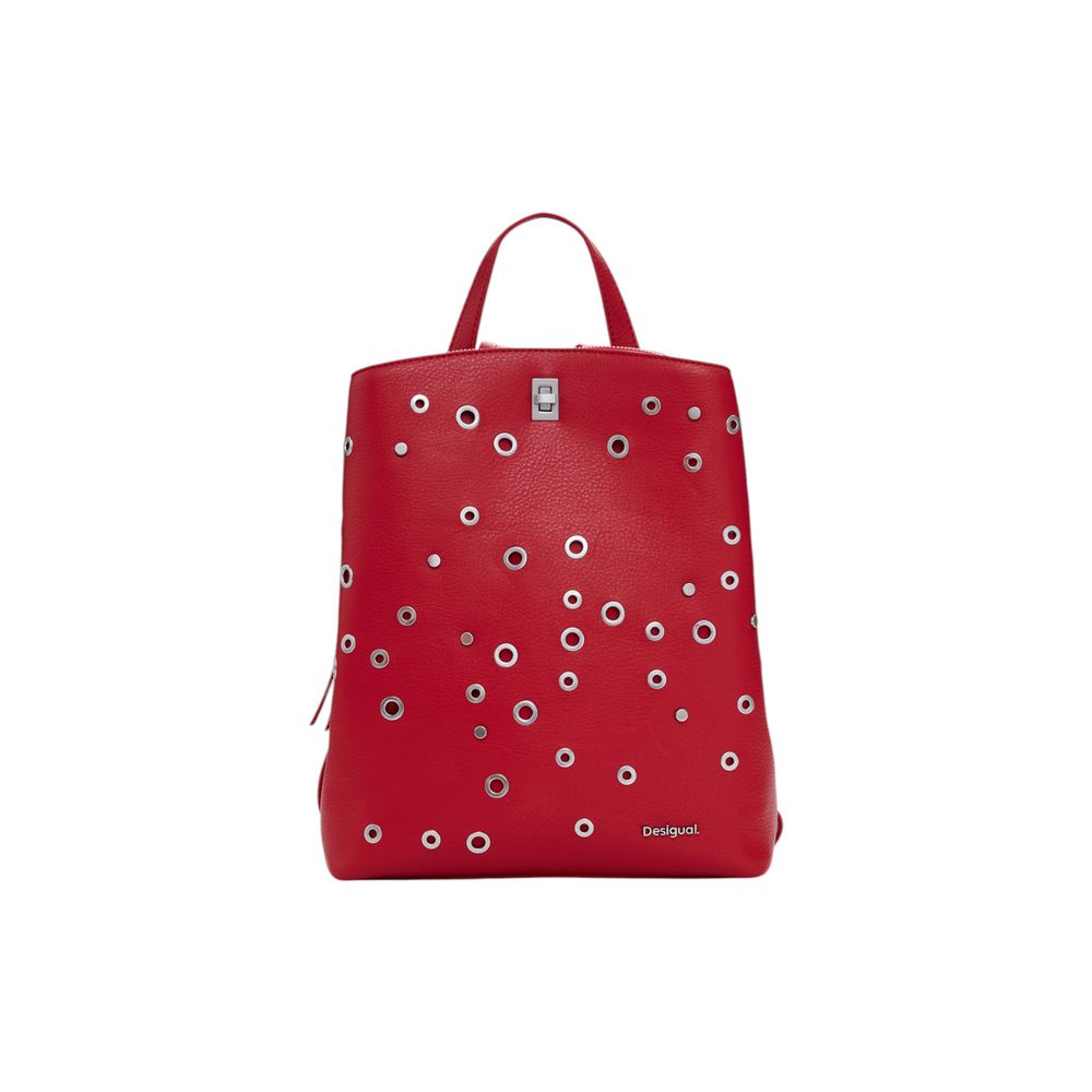 Desigual Red Polyethylene Backpack