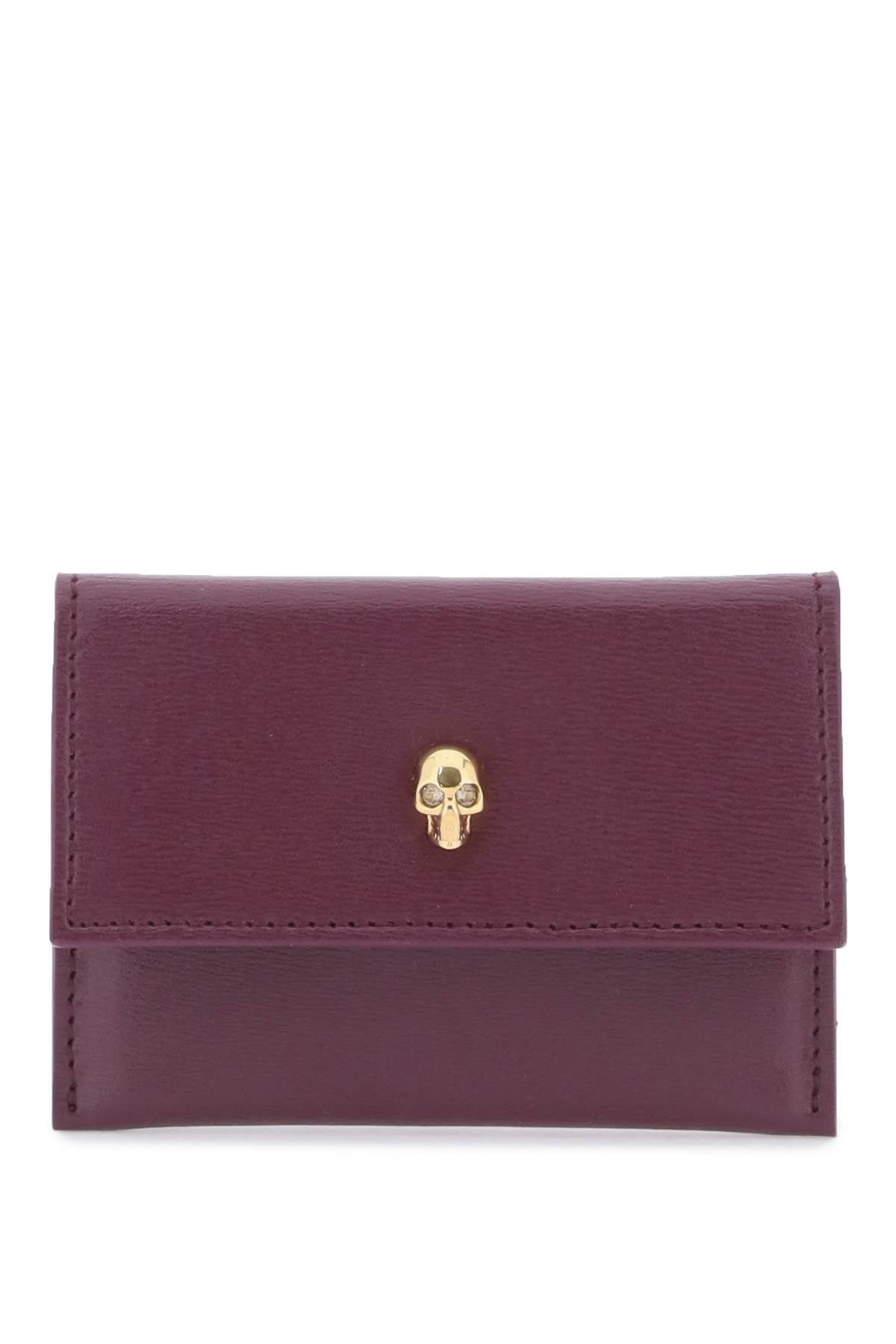 Alexander Mcqueen envelope skull card holder pouch