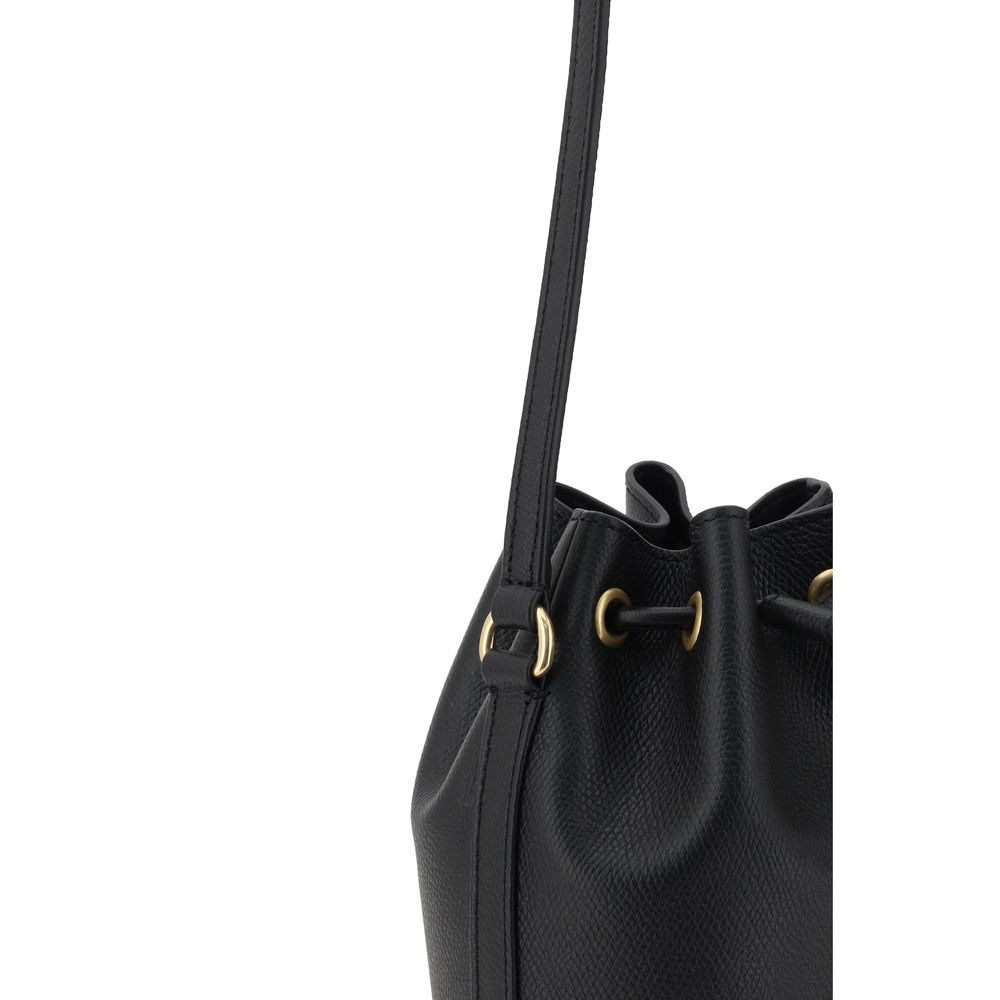 Valentino Garavani Mini Vlogo Drawstring Bucket Bag