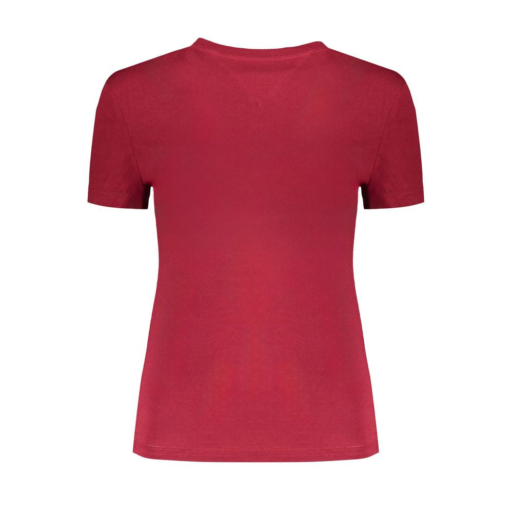 Tommy Hilfiger Red Cotton T-Shirt