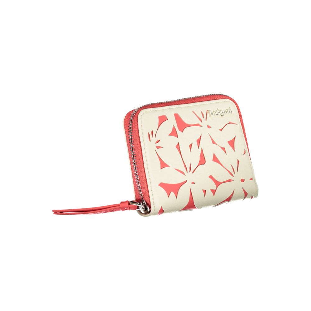 Desigual White Polyethylene Wallet