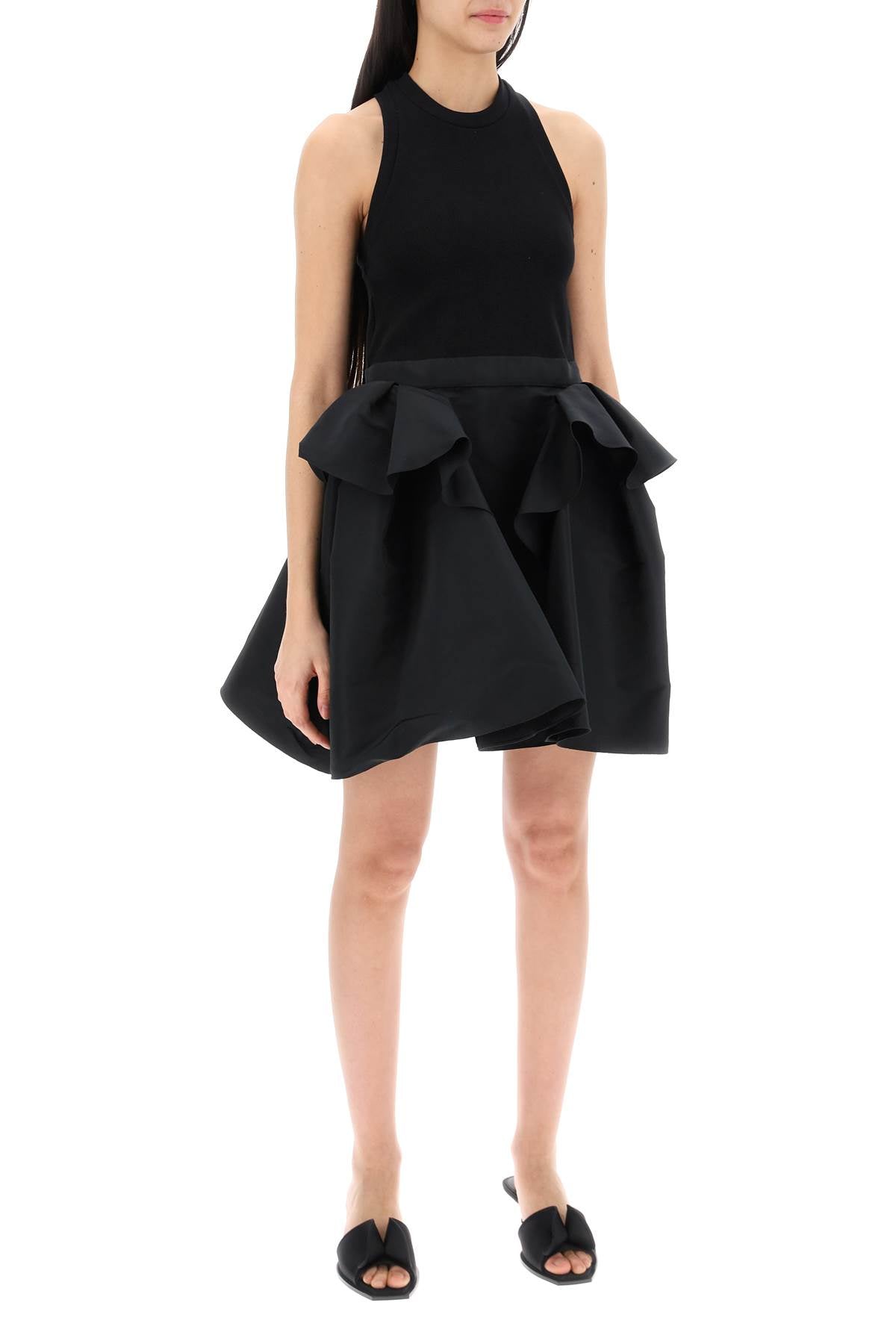 Alexander Mcqueen hybrid mini dress