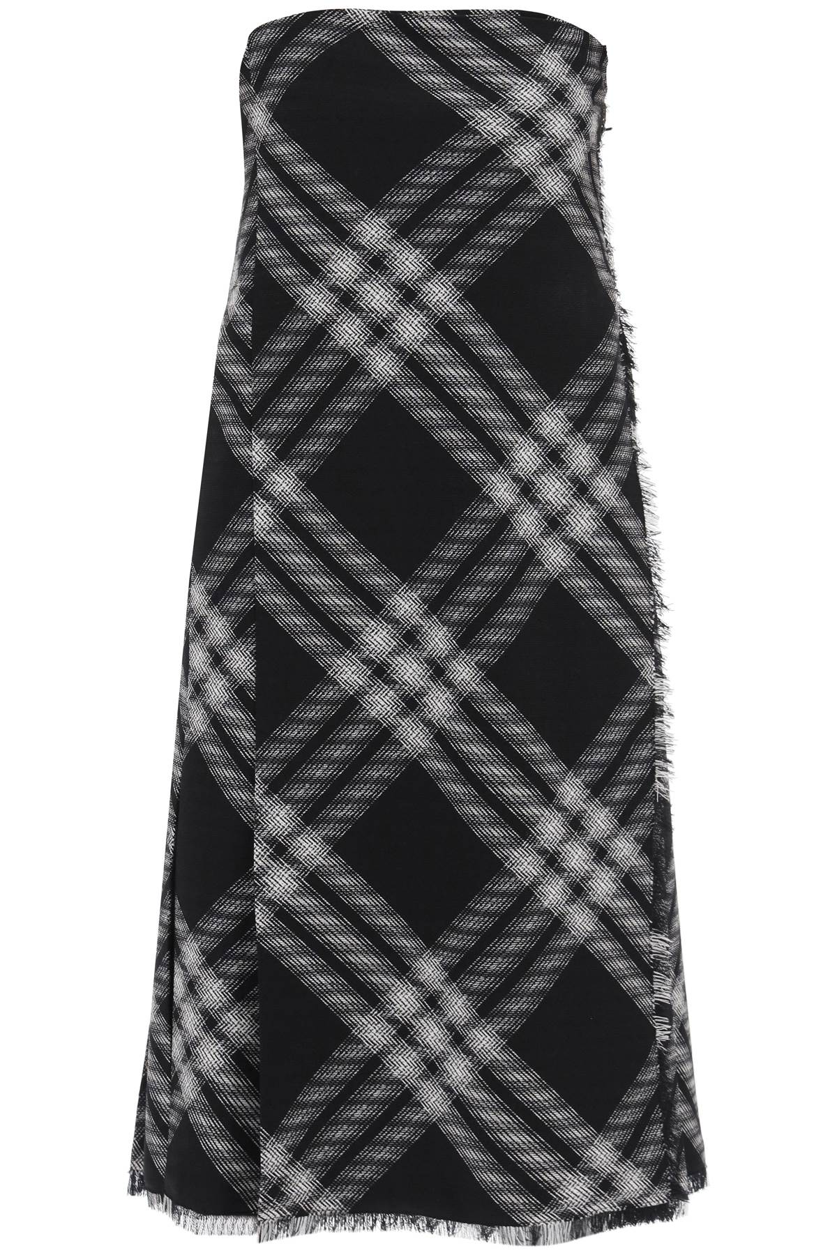 Burberry midi dress with check pattern