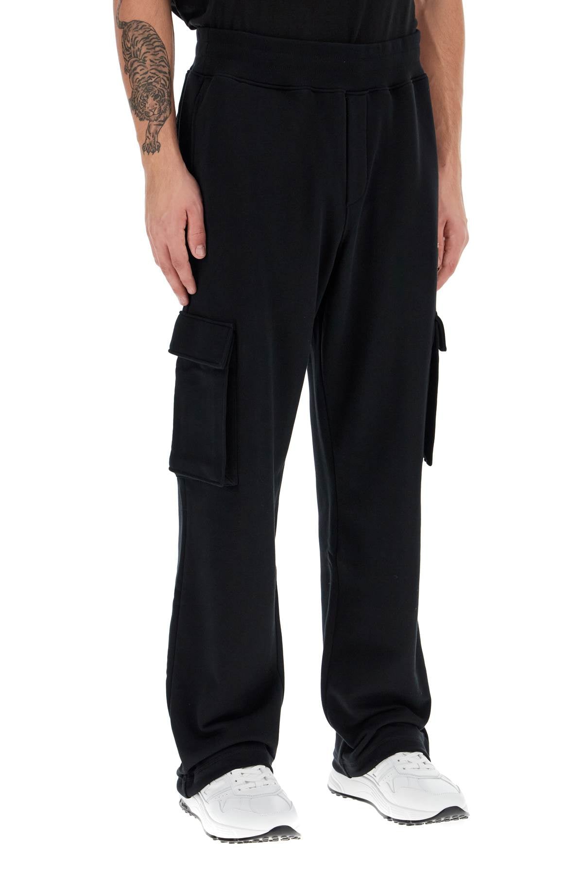 Moschino barcode jogging pants