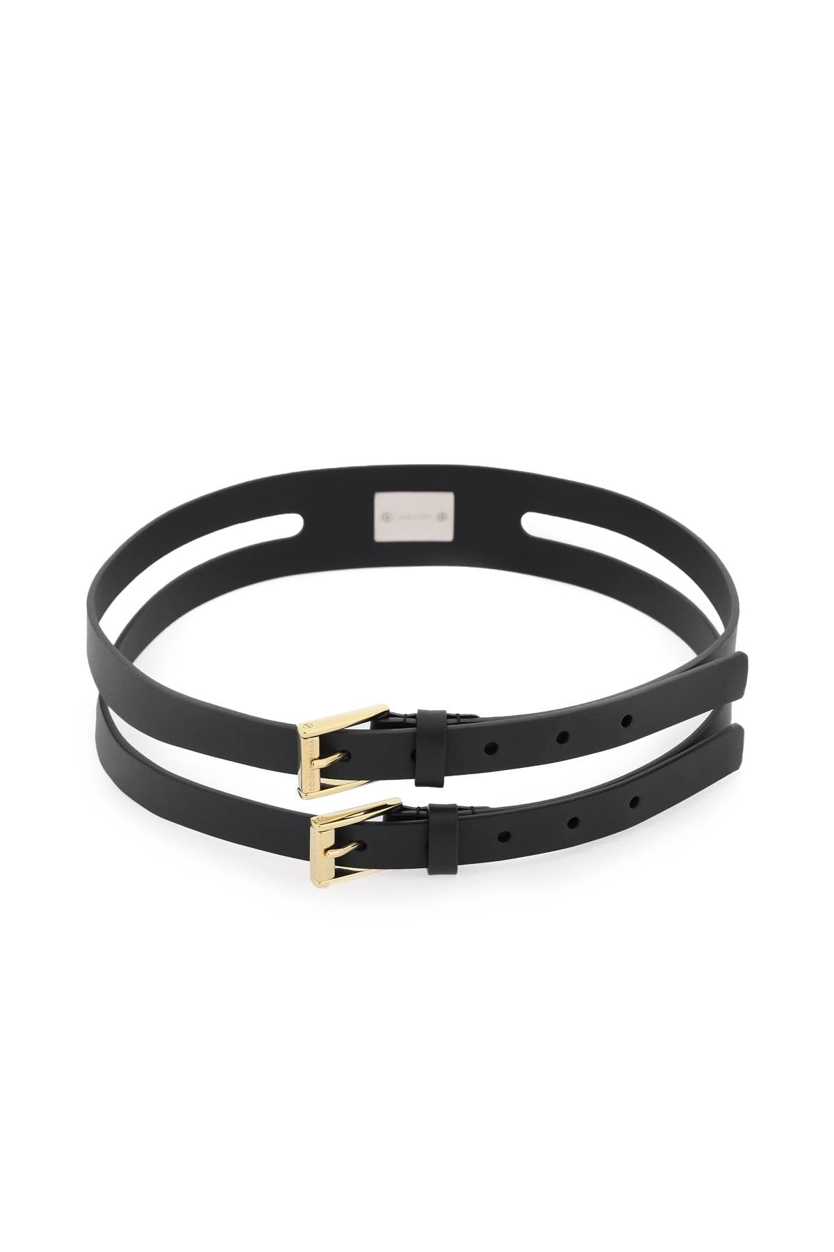 Dolce & Gabbana belt with logo tag