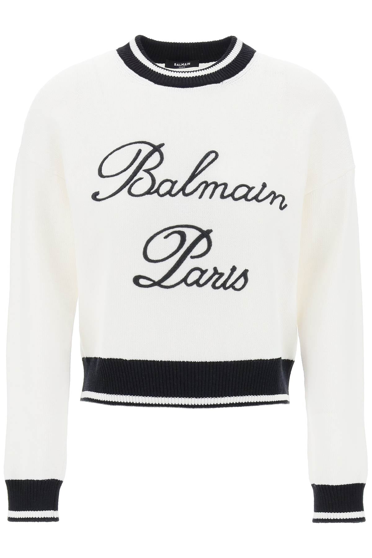 Balmain embroidered logo pullover