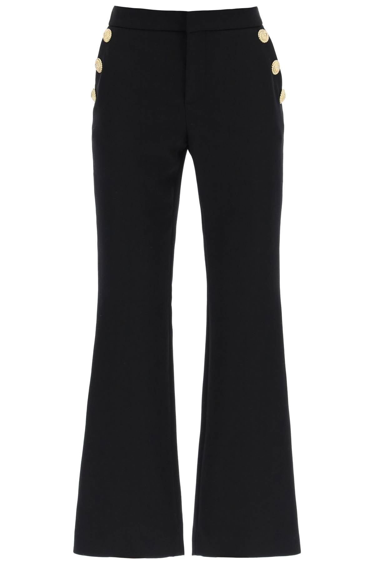 Balmain flared pants with embossed buttons