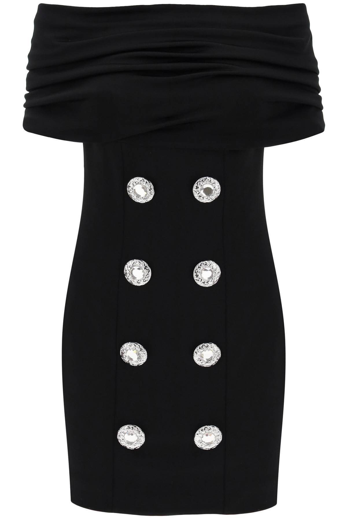 Balmain mini dress with boat neckline