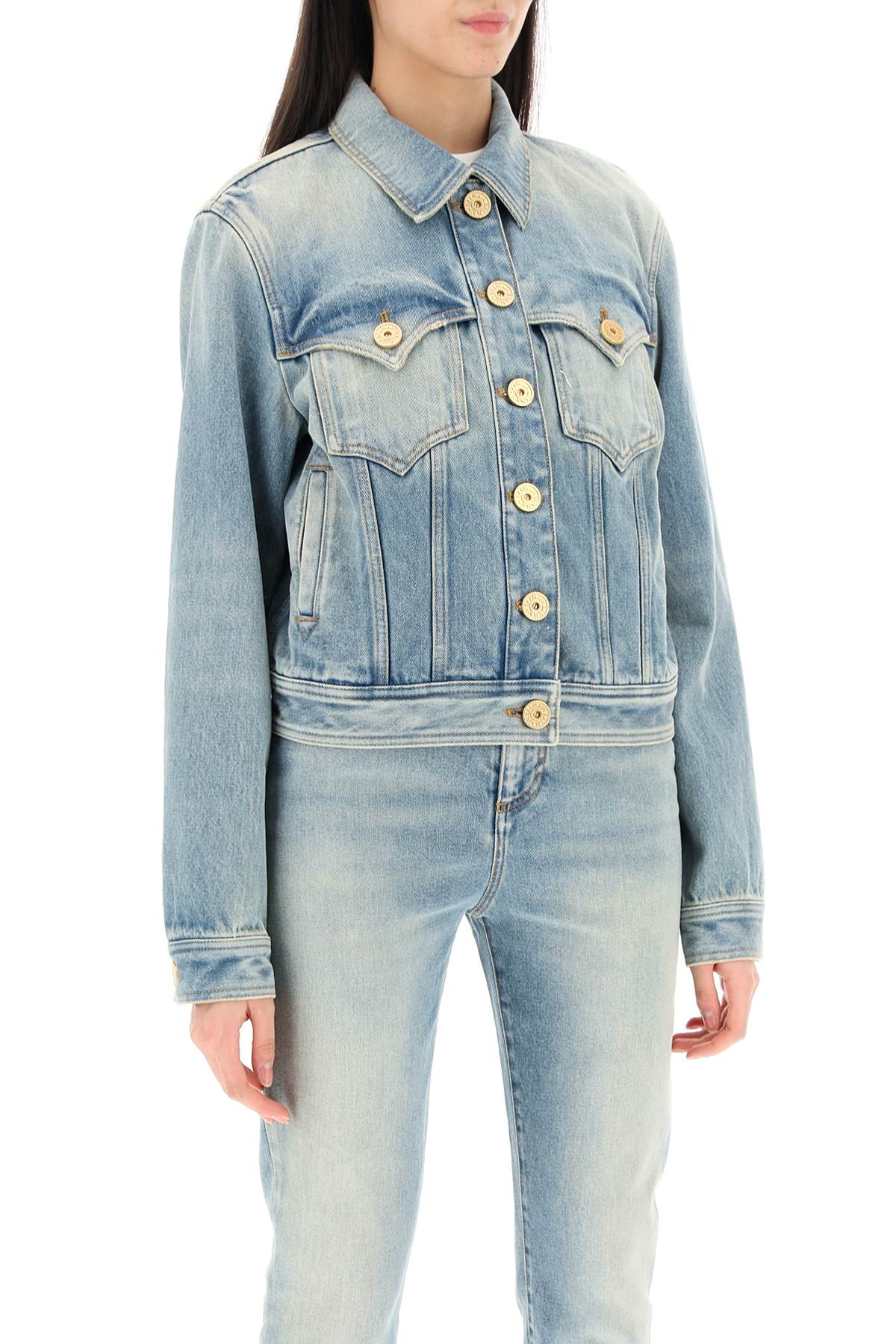 Balmain western denim jacket