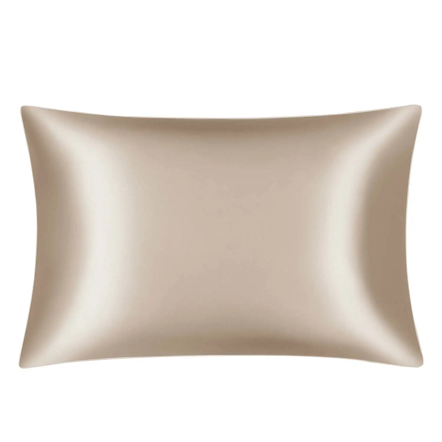 High-Quality 100% Mulberry Silk Pillowcase with 22 Momme Thickness - Caramel Glam Steals  silk pillowcase Ador Nicci 