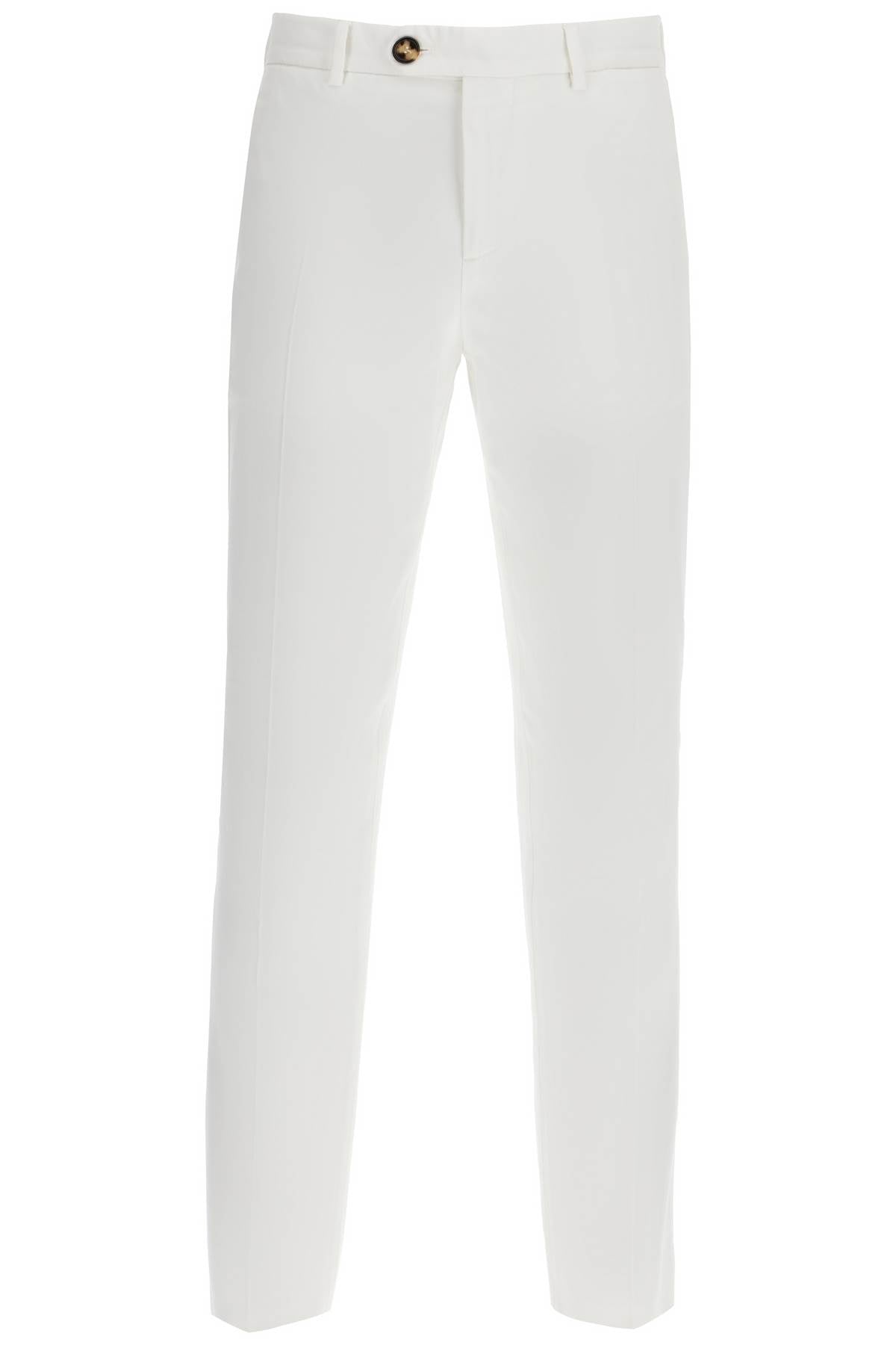 Brunello Cucinelli italian fit gabardine trousers for