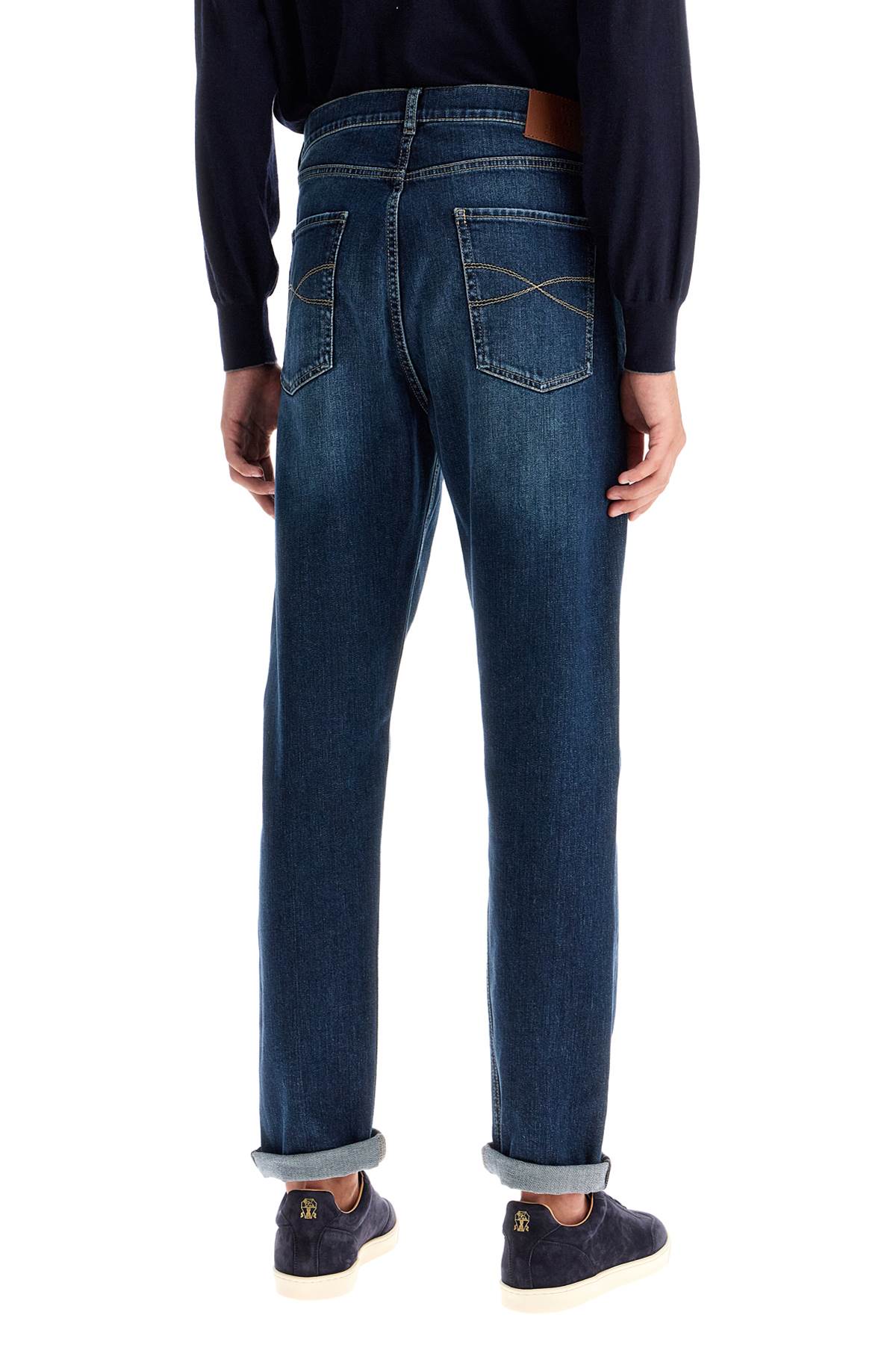 Brunello Cucinelli 'stretch denim iconic fit jeans for a