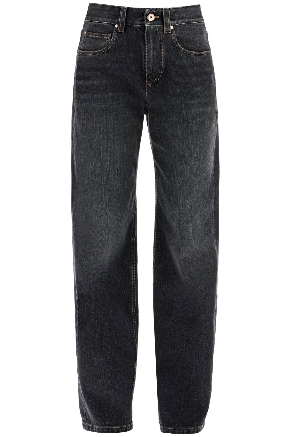 Brunello Cucinelli loose fit jeans with medium