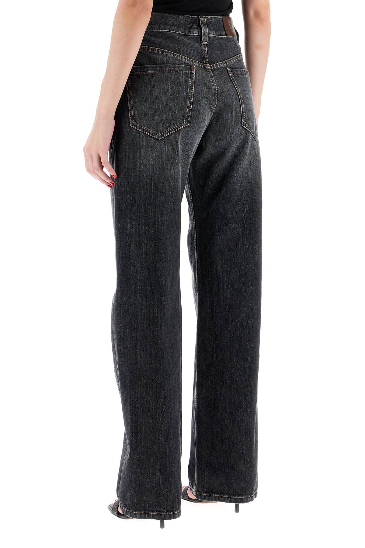 Brunello Cucinelli loose fit jeans with medium