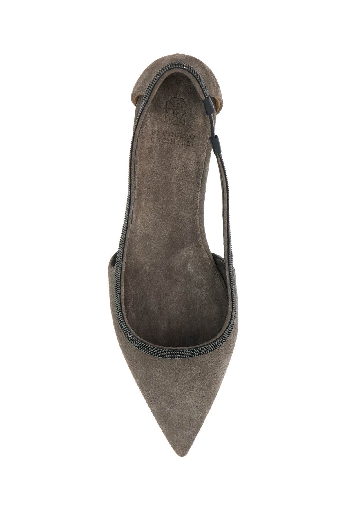 Brunello Cucinelli ballerinas with precious