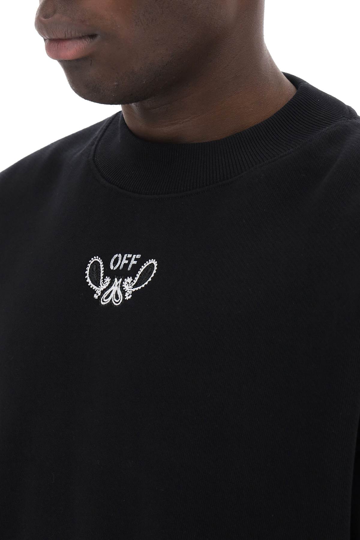 Off-White "arrow bandana crewneck sweat