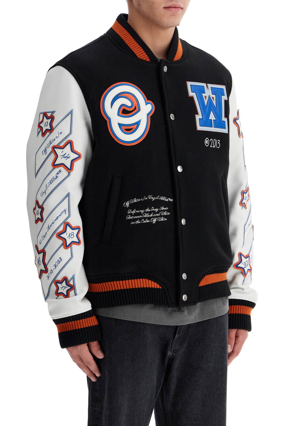 Off-White bomber varsity wizard