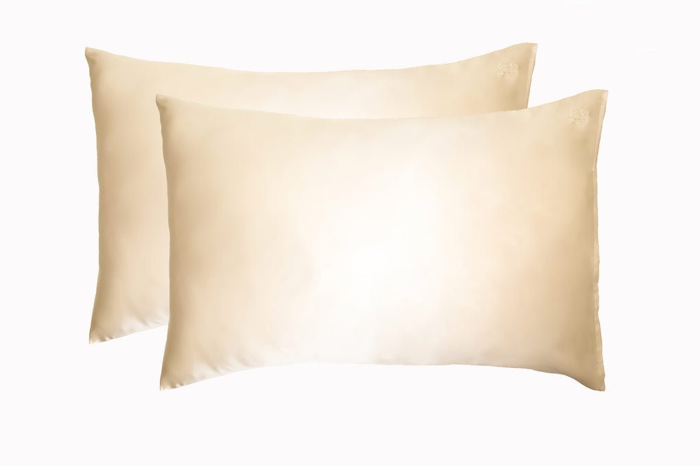 Silk Pillowcase Set - Pearl Glam Steals  silk pillowcase R+R Collective 