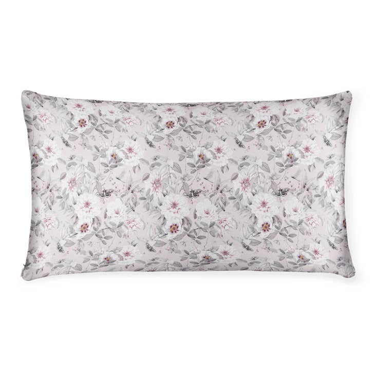 Spring Time Silk Pillowcase - King Size - Zippered Glam Steals   Shhh Silk silk pillowcase